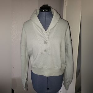 NWT Abercrombie & Fitch Soft AF Button Pullover small